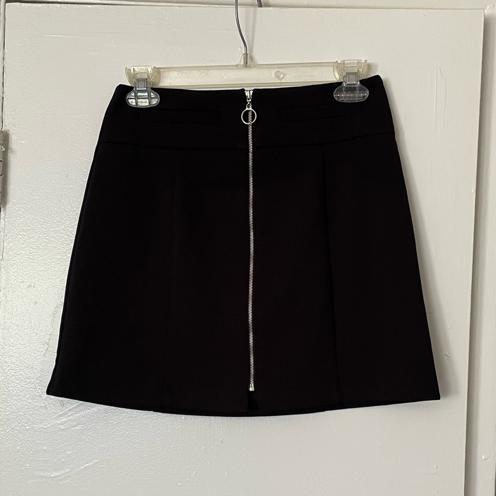 Candie's Black A-Line Skirt with Zipper